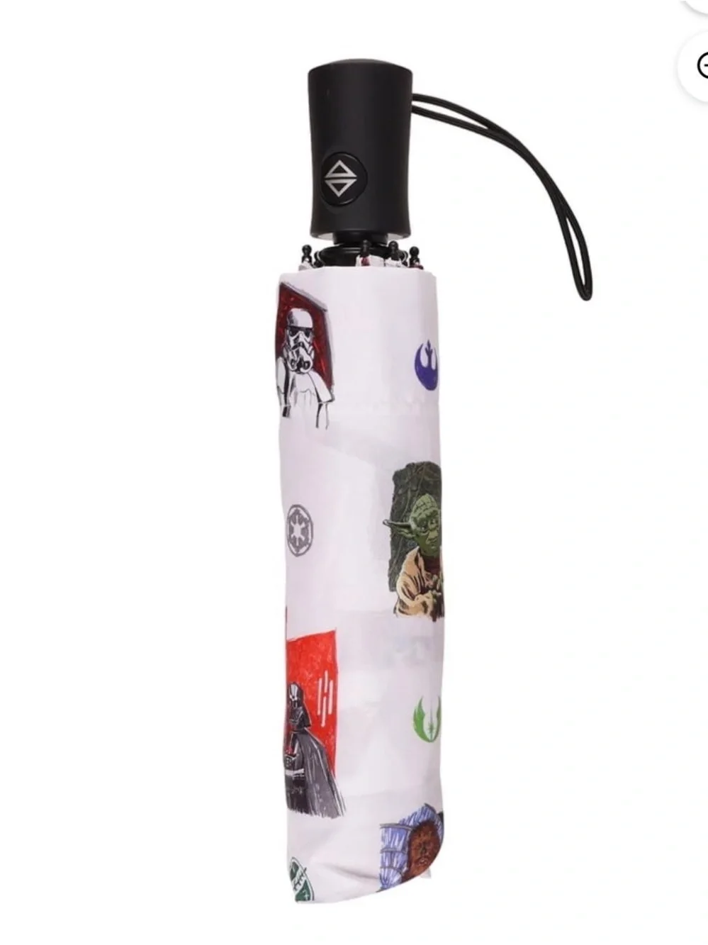 Star Wars Umbrella - White with Multicolor Character Icons